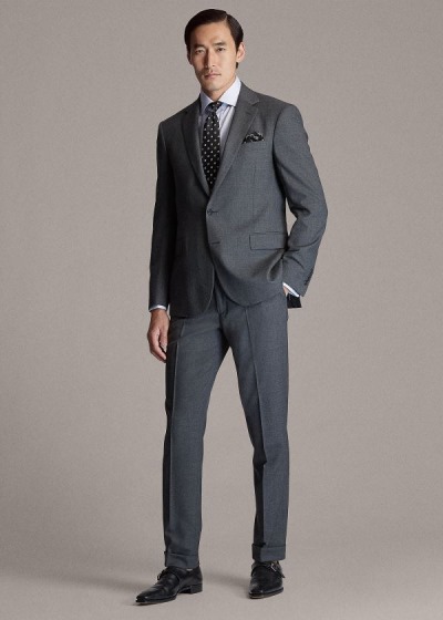 Traje Ralph Lauren RLX Gregory Wool Twill Homem 15064-GPNM